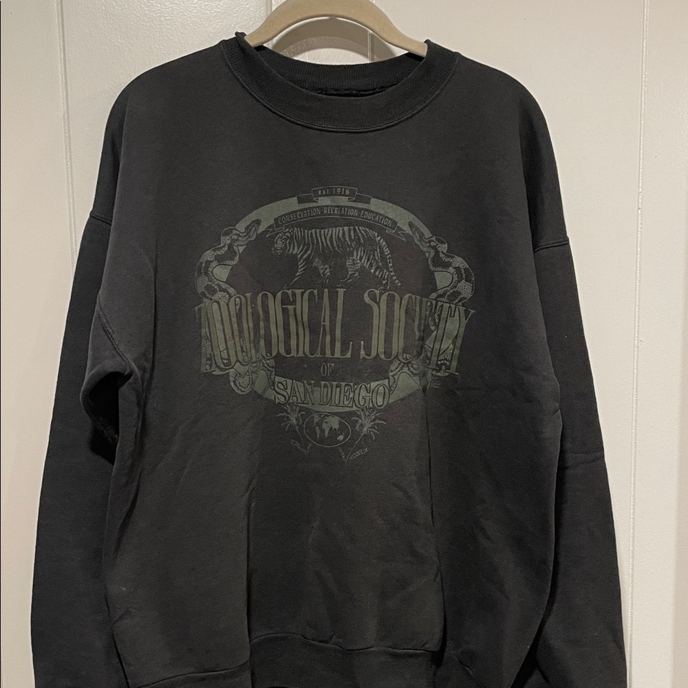 Zoological Society of San Diego Black Sweater
